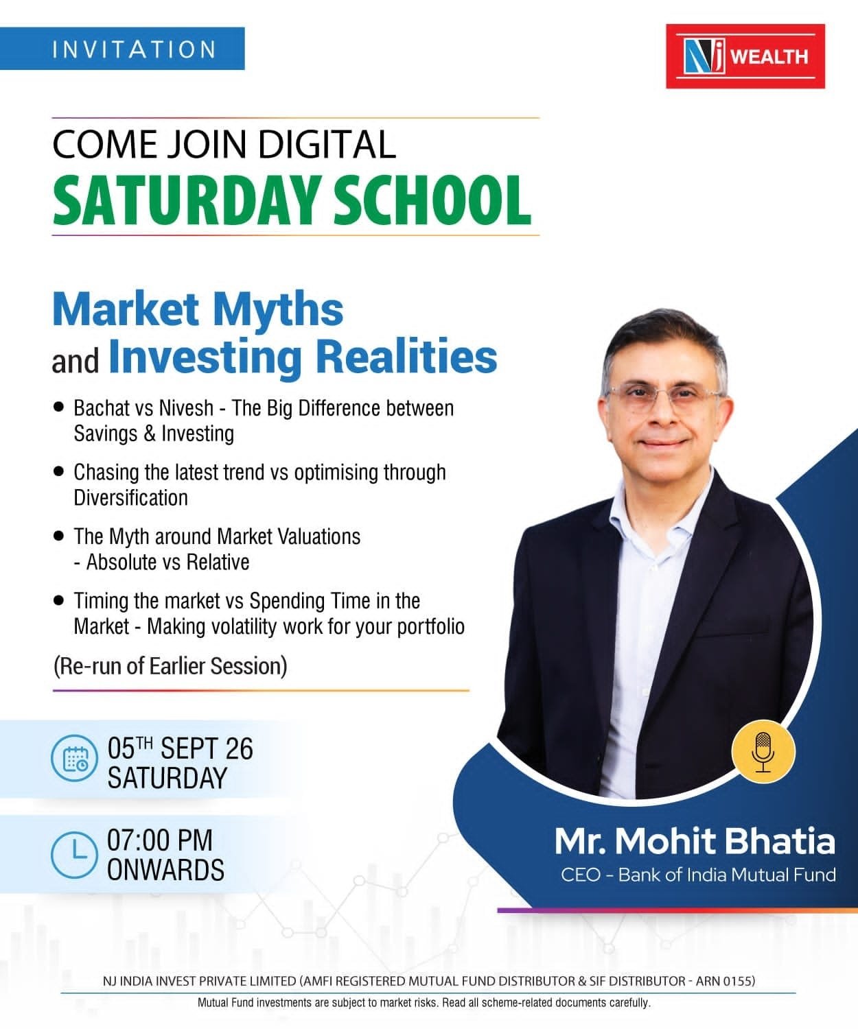  Mr. Rakesh Bait (Research Head - NJ Wealth)
